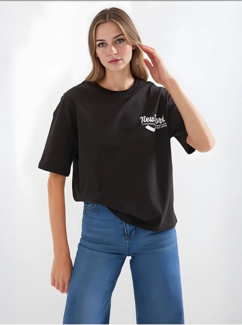 T-shirt básica estampada bdart - Kiabi