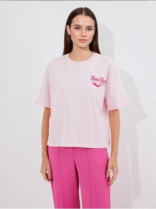T-shirt básica estampada bdart - Kiabi T-shirt básica estampada bdart - Kiabi