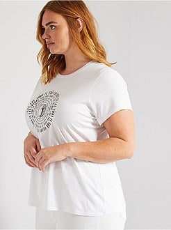 T-shirt básica estampada - Kiabi