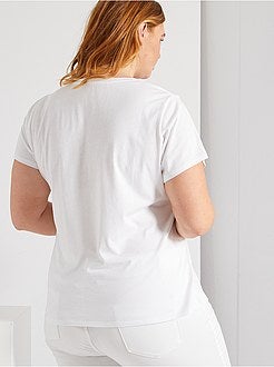 T-shirt básica estampada - Kiabi