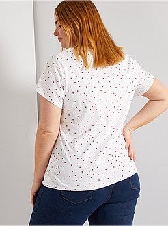 T-shirt básica estampada - Kiabi