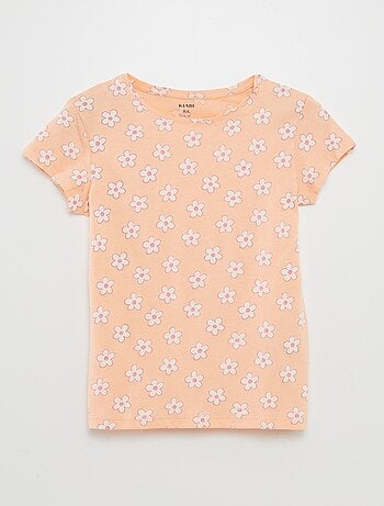 T-shirt básica estampada