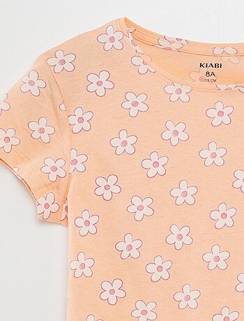 T-shirt básica estampada