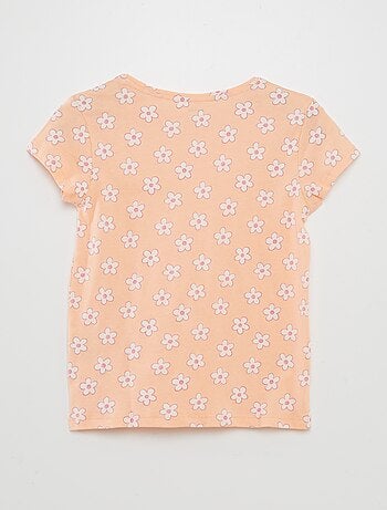 T-shirt básica estampada