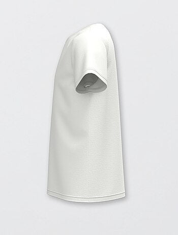 T-shirt básica lisa em jersey