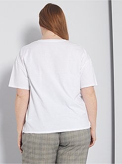 T-shirt básica oversize - Kiabi