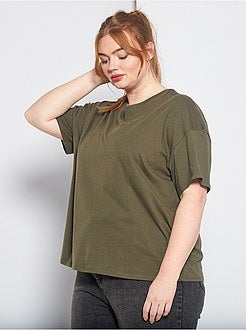 T-shirt básica oversize - Kiabi