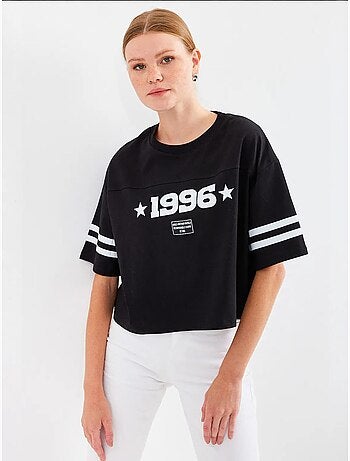 T-shirt básica oversized estampada bdart