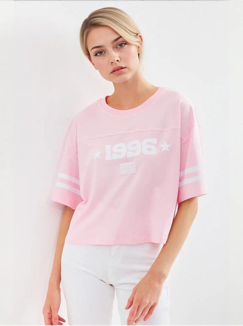 T-shirt básica oversized estampada bdart - Kiabi T-shirt básica oversized estampada bdart - Kiabi