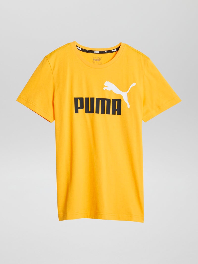 T-shirt básica 'Puma' AMARELO - Kiabi