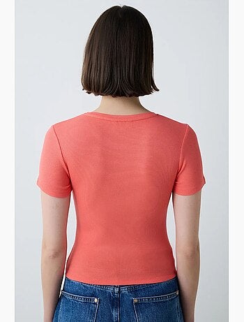 T-shirt básico com gola redonda penti
