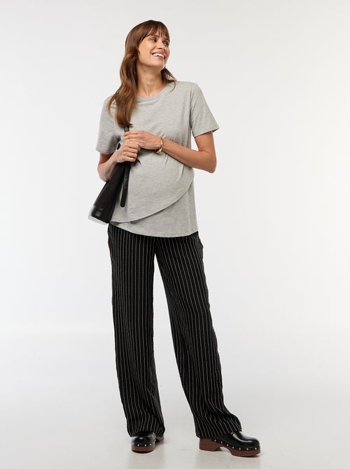 T-shirt básico de amamentação - Kiabi