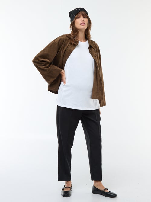 T-shirt básico de amamentação de manga curta - Kiabi