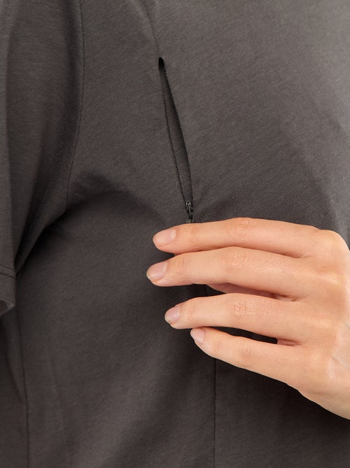 T-shirt básico de amamentação de manga curta - Kiabi