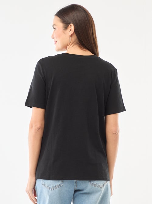 T-shirt básico de amamentação de manga curta - Kiabi