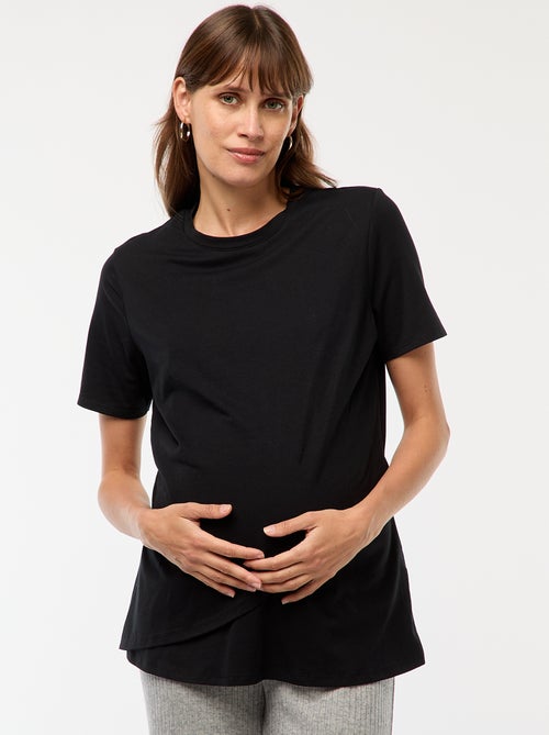 T-shirt básico de amamentação - Kiabi