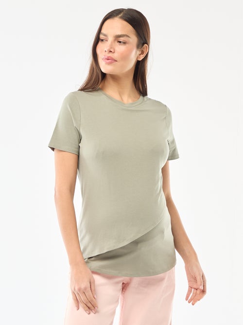 T-shirt básico de amamentação - Kiabi