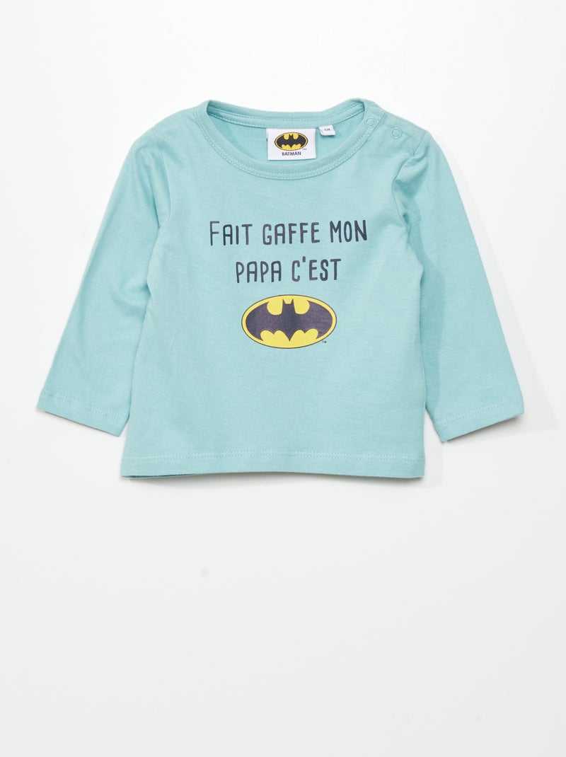 T-shirt 'Batman' Azul - Kiabi