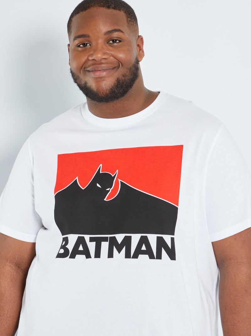 T-shirt 'Batman' Branco - Kiabi
