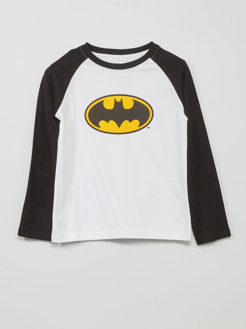 T-shirt 'Batman' da 'DC Comics' Branco/ Preto - Kiabi