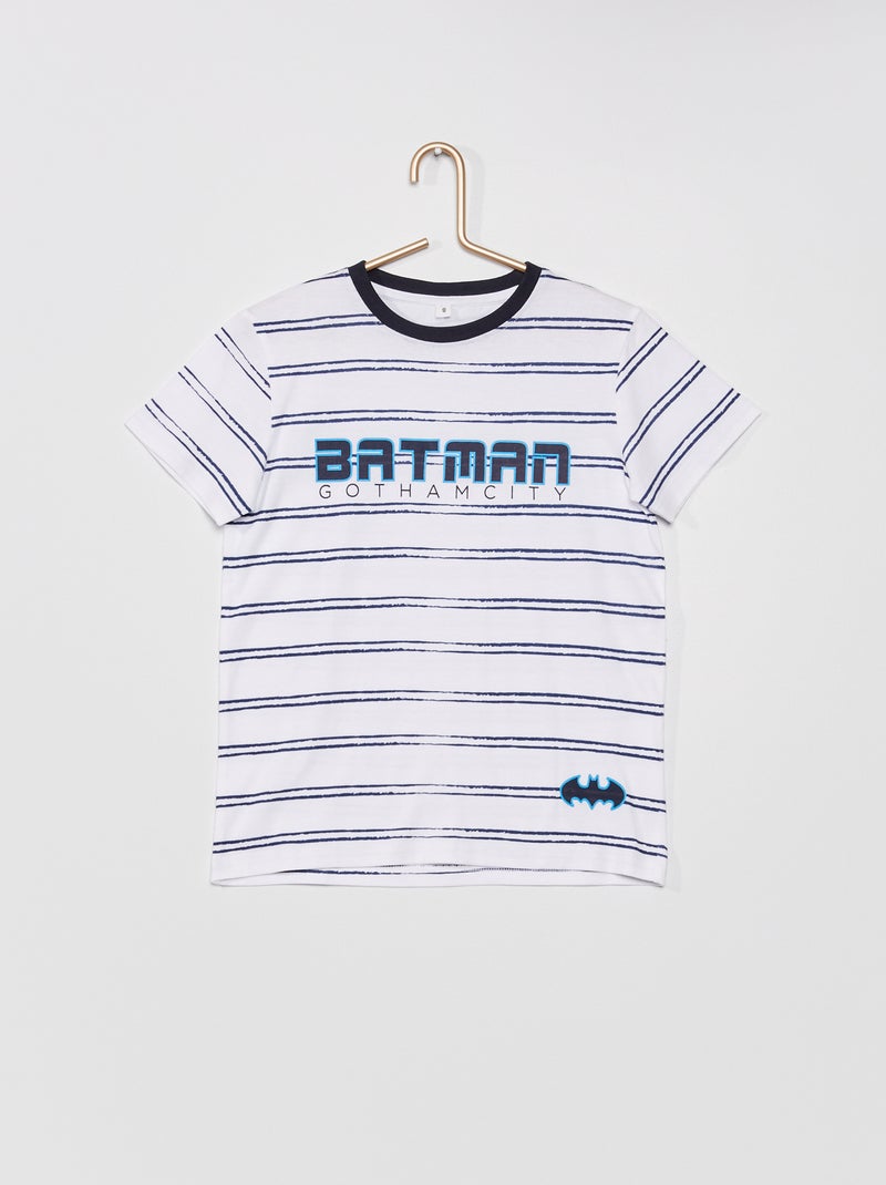 T-shirt 'Batman' da DC Comics Branco - Kiabi