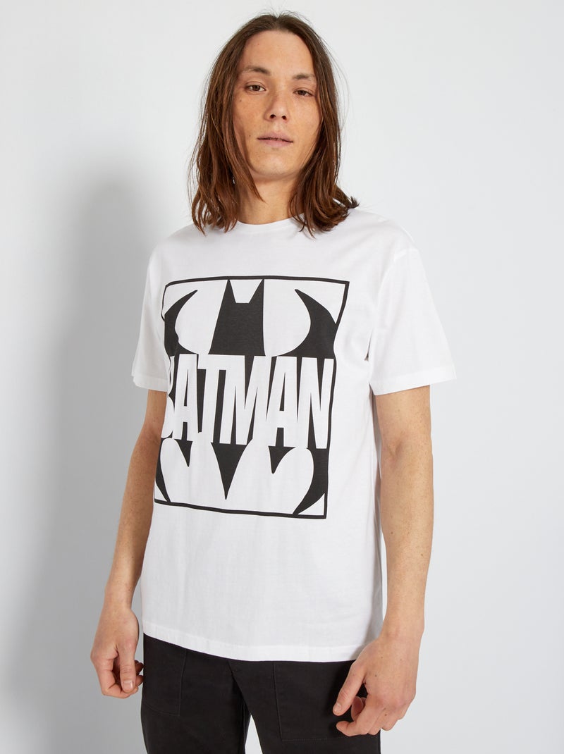 T-shirt 'Batman' 'Dc Cosmics Originals' Branco - Kiabi