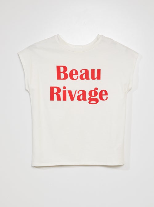 T-shirt 'Beau Rivage'  - So Easy - Kiabi