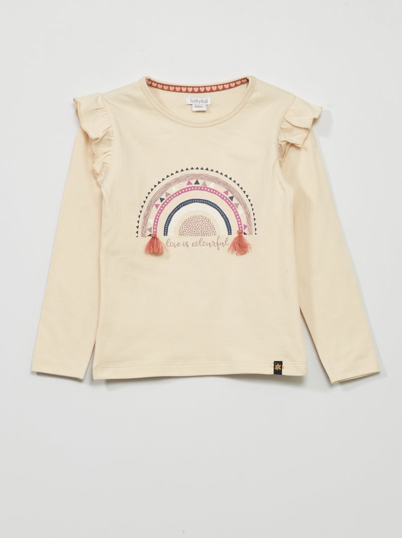 T-shirt BEGE - Kiabi