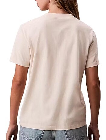 T-shirt calvin klein jeans hero rosa para mulher