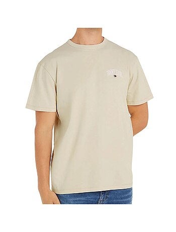 T-shirt Bege de Homem Tommy Hilfiger Varsity