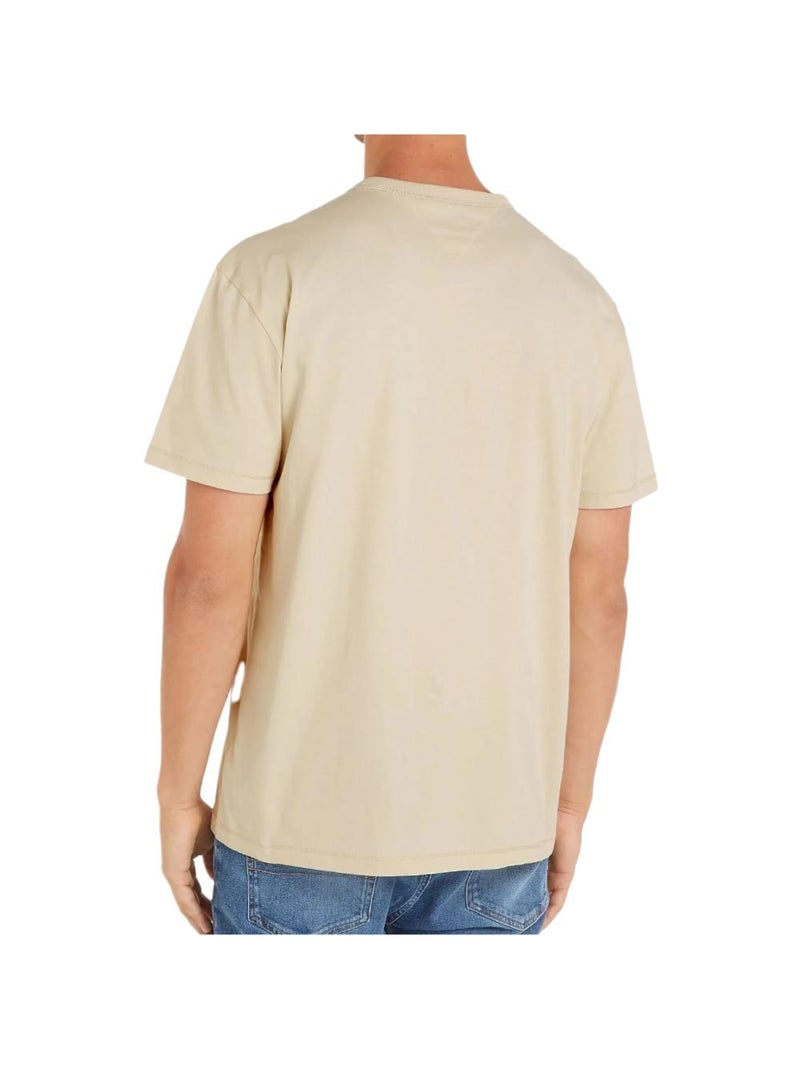 T-shirt Bege de Homem Tommy Hilfiger Varsity Bege - Kiabi