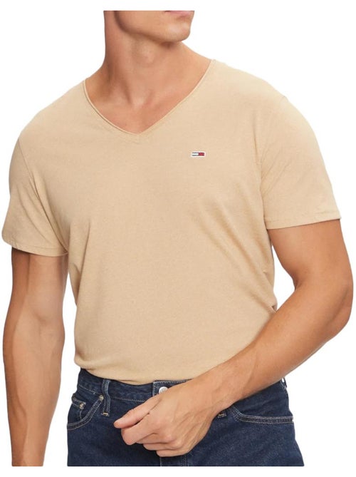 T-shirt Bege de Homem Tommy Hilfiger Xslim Jaspe - Kiabi