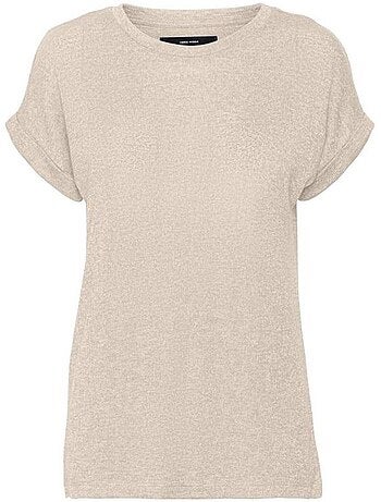 T-shirt fúcsia vero moda brianna para mulher