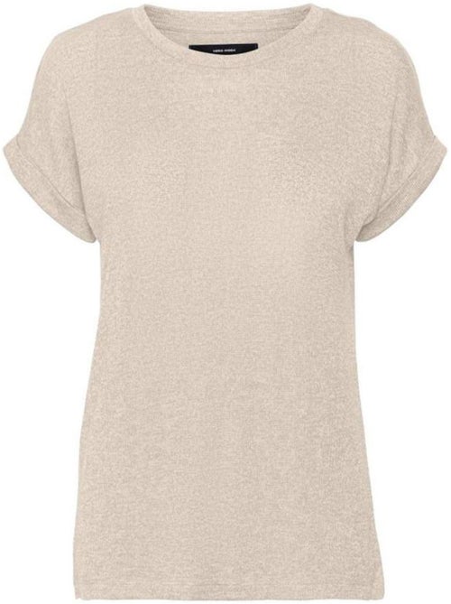 T-shirt Bege Feminina Vero Moda Brianna - Kiabi T-shirt Bege Feminina Vero Moda Brianna - Kiabi
