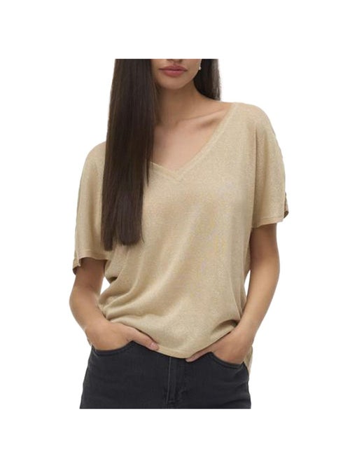 T-shirt bege feminina vero moda golda - Kiabi T-shirt bege feminina vero moda golda - Kiabi