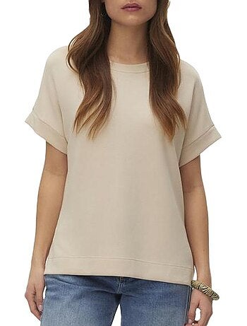 T-Shirt Vermelha Feminina Vero Moda Hali