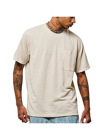 T-shirt Bege Kaporal Bondi para Homem