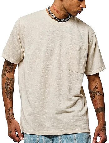 T-shirt Bege Kaporal Bondi para Homem