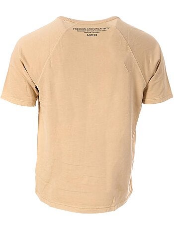 T-shirt Bege Kaporal Rakim para Homem