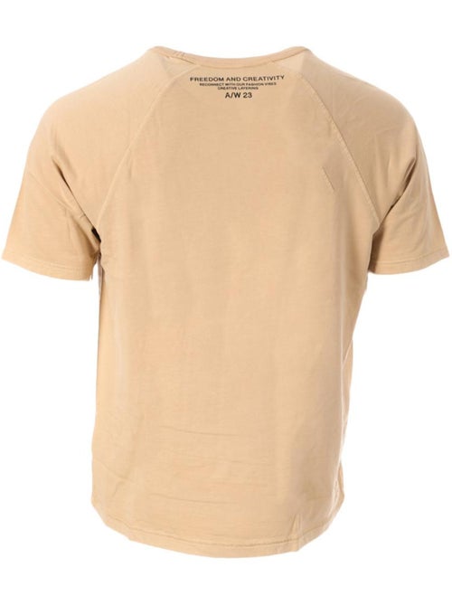 T-shirt Bege Kaporal Rakim para Homem - Kiabi
