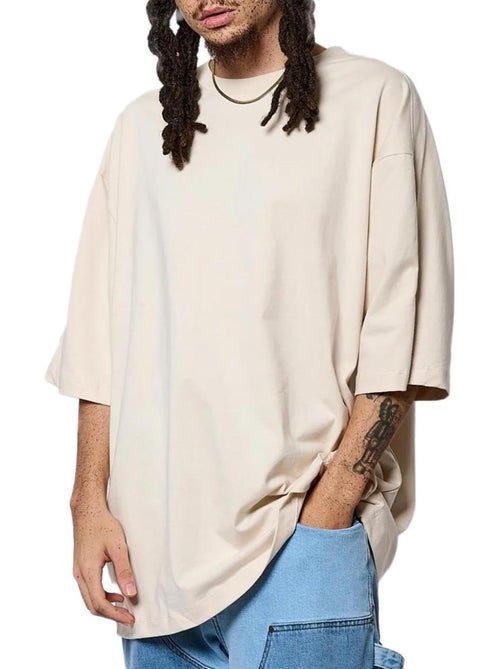 T-Shirt Bege Kaporal SOPER para Homem - Kiabi T-Shirt Bege Kaporal SOPER para Homem - Kiabi
