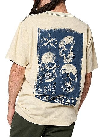 T-Shirt Bege Kaporal Vito para Homem