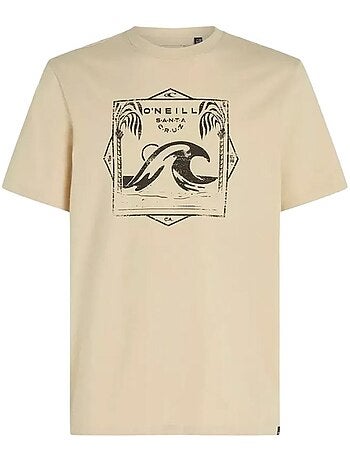 T-shirt Bege O'Neill Mix & Match para Homem