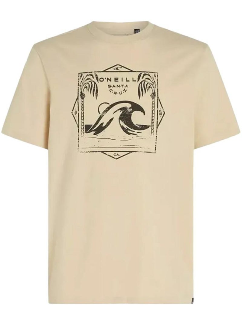 T-shirt Bege O'Neill Mix & Match para Homem Bege - Kiabi