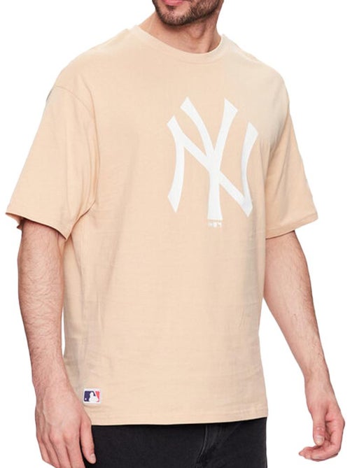 T-shirt Bege para Homem New Era 60332281 - Kiabi