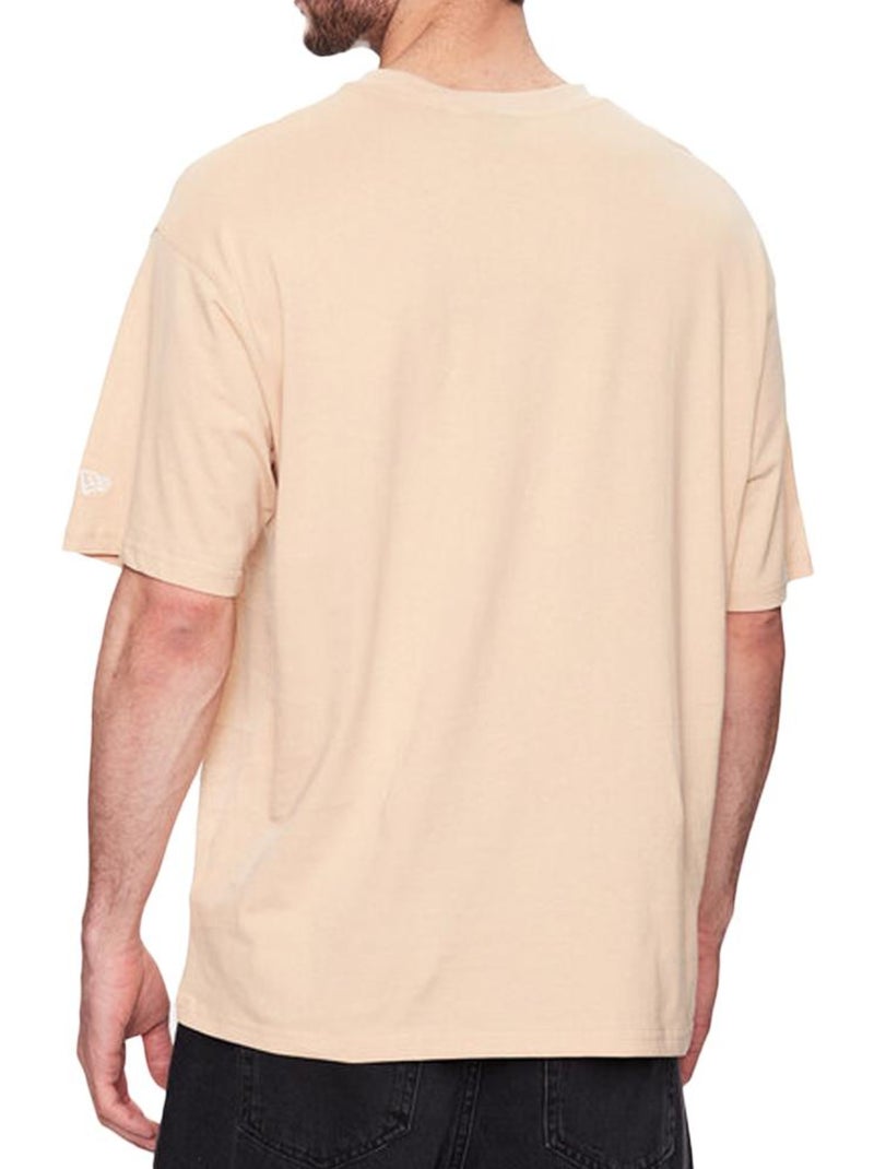T-shirt Bege para Homem New Era 60332281 Bege - Kiabi