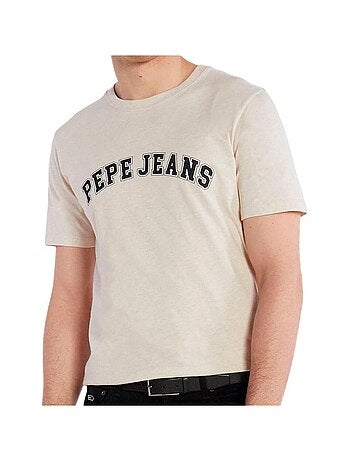 T-shirt Bege para Homem Pepe Jeans Clement