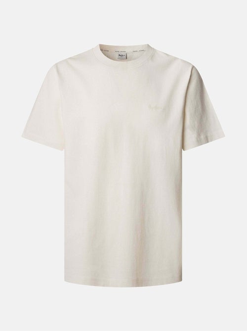 T-shirt Bege para Homem Pepe Jeans Connor206 - Kiabi T-shirt Bege para Homem Pepe Jeans Connor206 - Kiabi