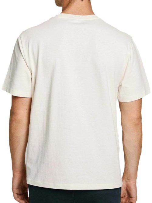 T-shirt Bege para Homem Pepe Jeans Connor206 - Kiabi T-shirt Bege para Homem Pepe Jeans Connor206 - Kiabi