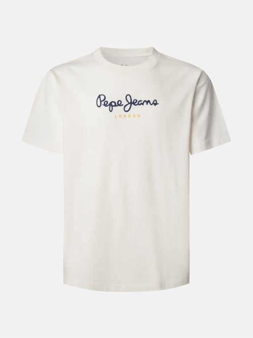 T-shirt Bege para Homem Pepe Jeans Eggo AQW - Kiabi T-shirt Bege para Homem Pepe Jeans Eggo AQW - Kiabi
